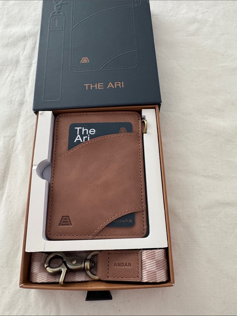 Andar The Ari Dusk Leather Card Wallet